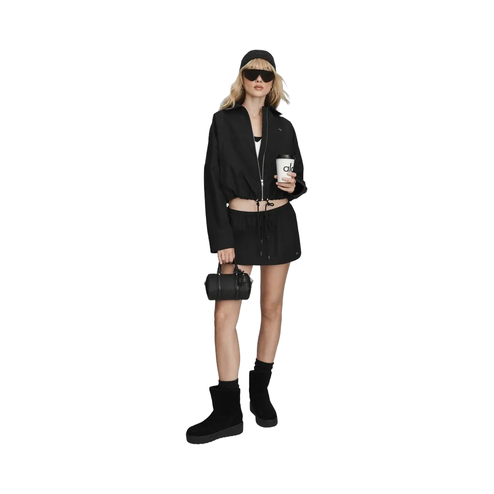 Alo Low-Rise Best Bet Skirt 'Black'