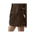 Alo Low-Rise Best Bet Skirt 'Espresso'