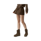 Alo Low-Rise Best Bet Skirt 'Espresso'
