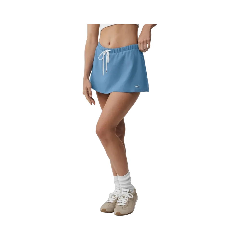 Alo Low-Rise Fan Favorite Micro Skirt 'California Blue'