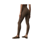 Alo Seamless High-Waist Two Tone Rib Legging 'Java Brown'