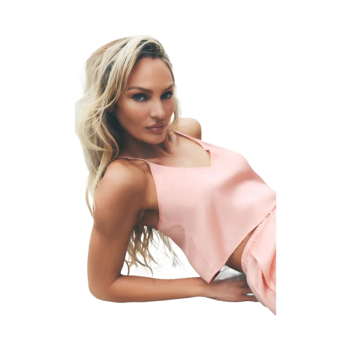 Alo Silk Blend Radiance Tank 'Sundrenched Pink'