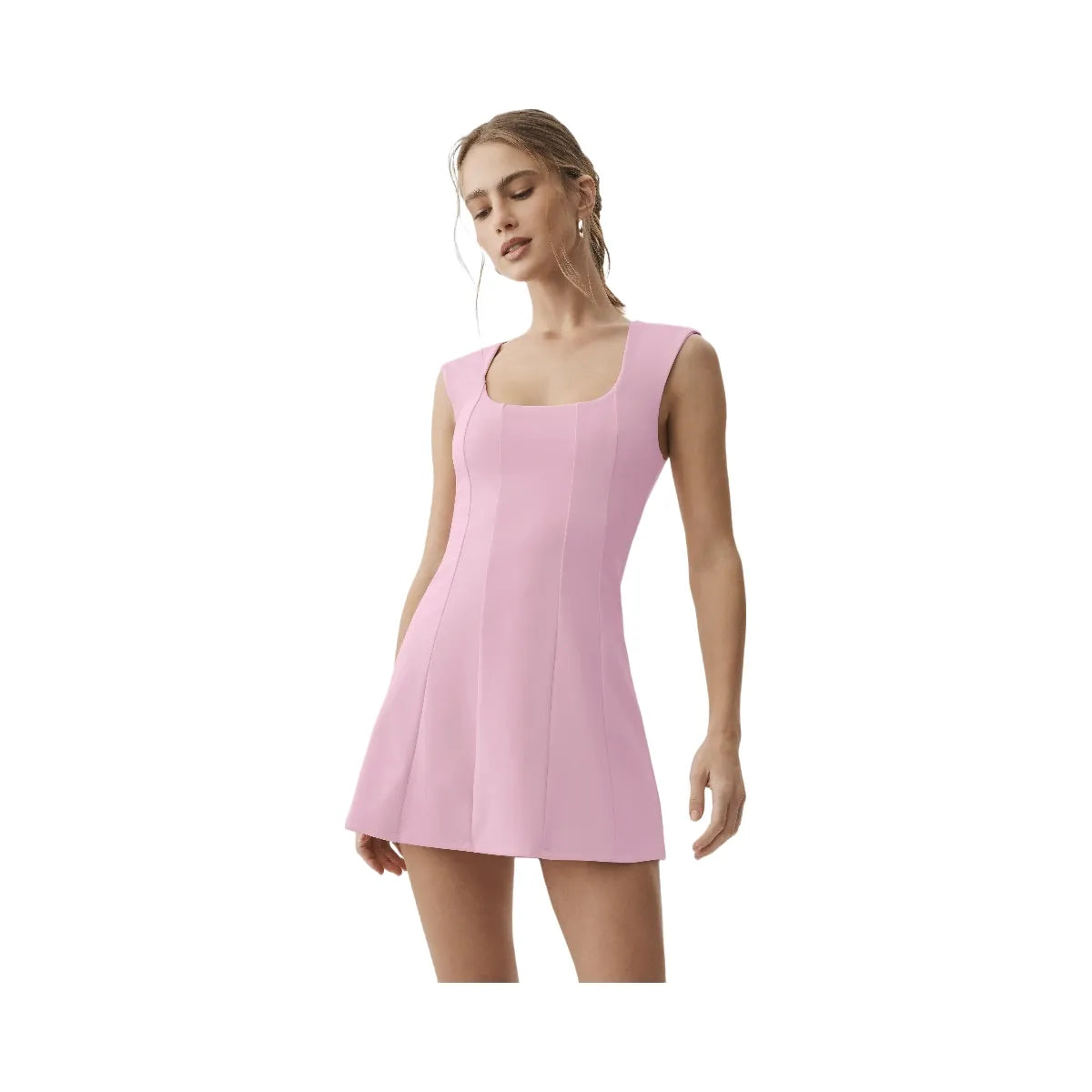 Alo Softsculpt Desire Tennis Dress 'Pink Marshmallow'