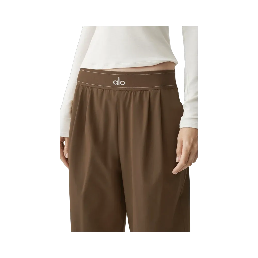 Alo Suit Up Trouser (Long) 'Java Brown'