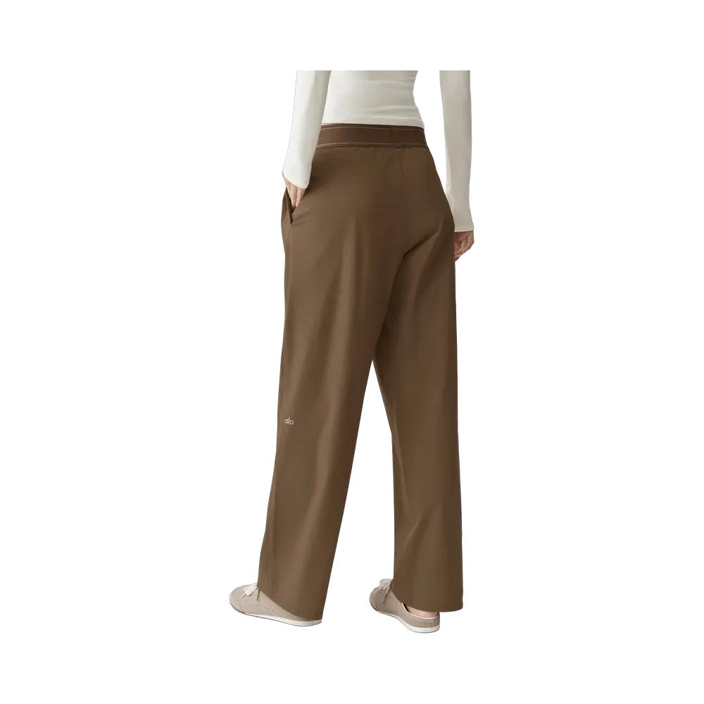 Alo Suit Up Trouser (Long) 'Java Brown'
