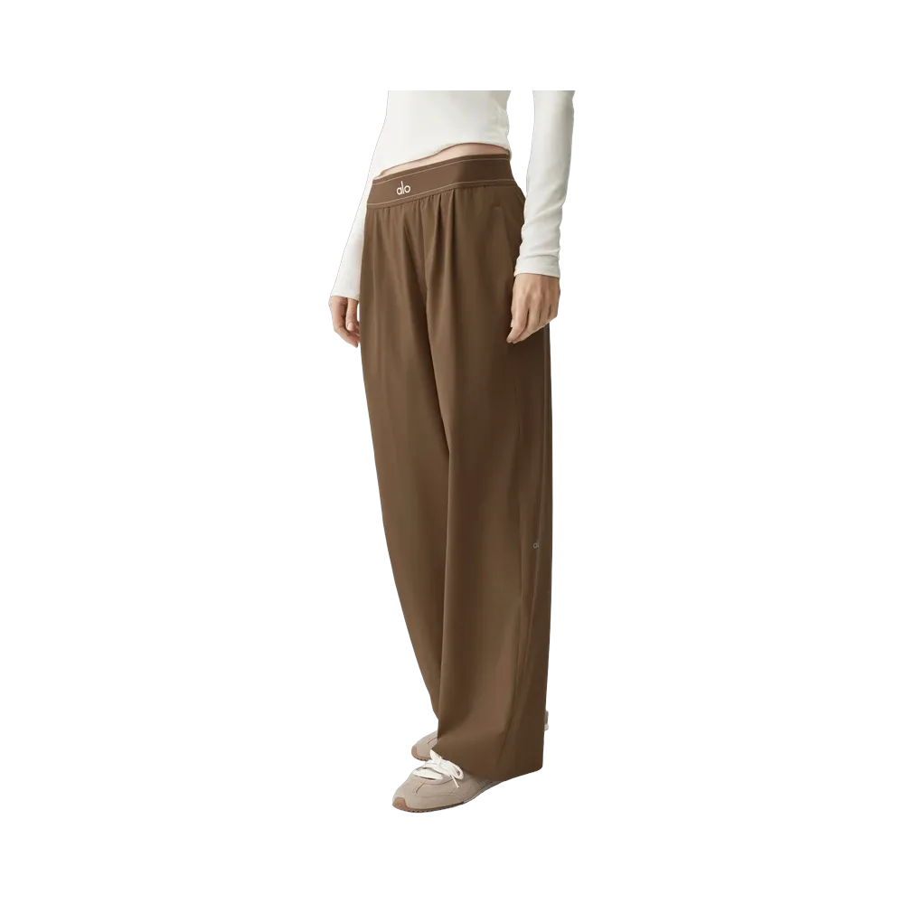 Alo Suit Up Trouser (Long) 'Java Brown'