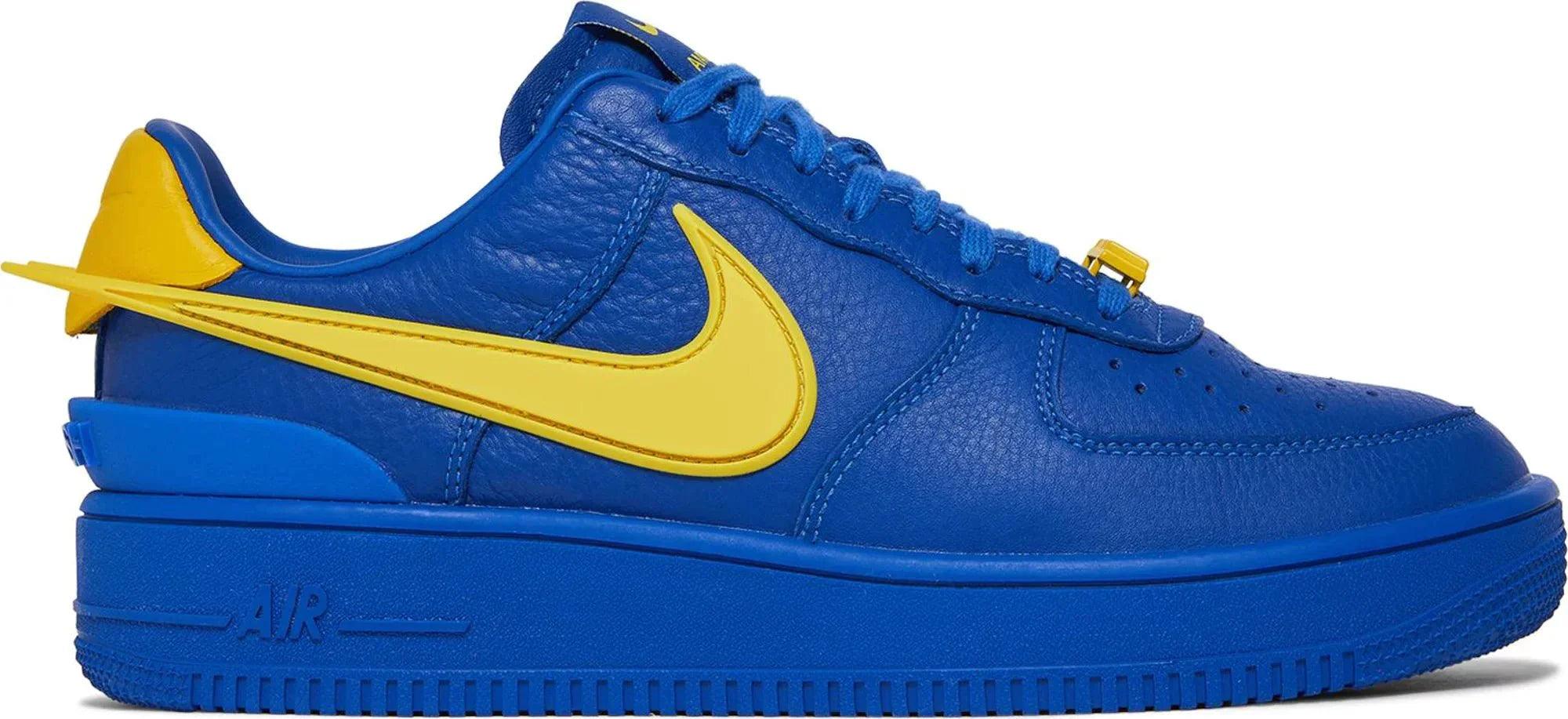 Royal blue and yellow air force ones on sale