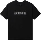 Anti Social Social Club All My Friends Are Dead Presidents Tee 'Black' - Dawntown