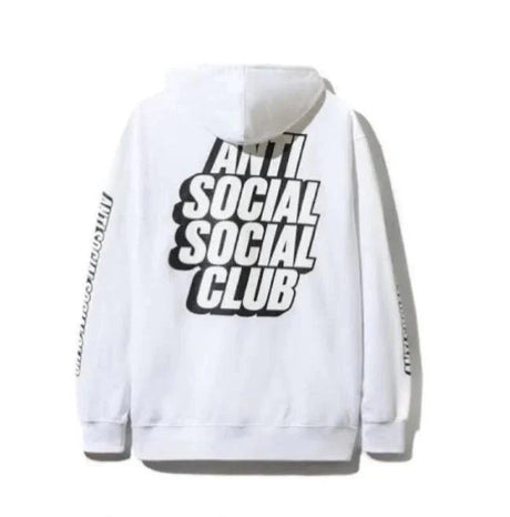 Anti Social Social Club Blocked Hoodie "WHITE" - Dawntown