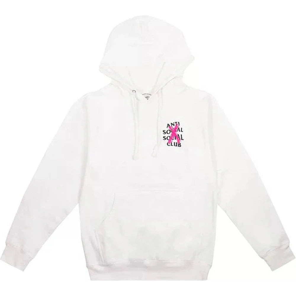 Anti social social club cancelled hoodie pink sale