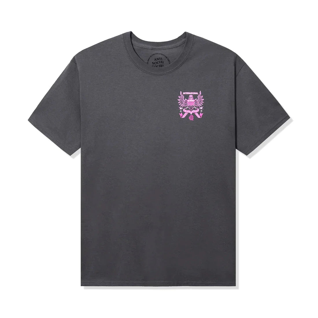 Anti Social Social Club Overanxious Tee 'Charcoal' - Dawntown