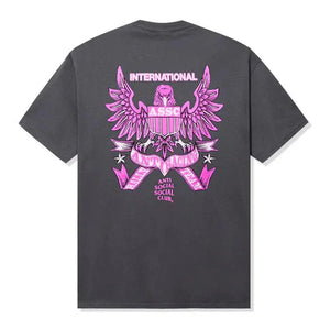 Anti Social Social Club Overanxious Tee 'Charcoal' - Dawntown