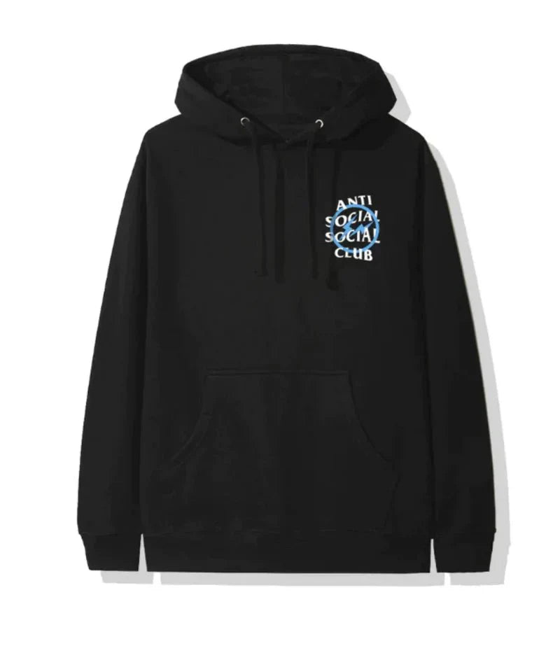 Anti Social Social Club x Fragment Bolt Hoodie 'Blue' - Dawntown