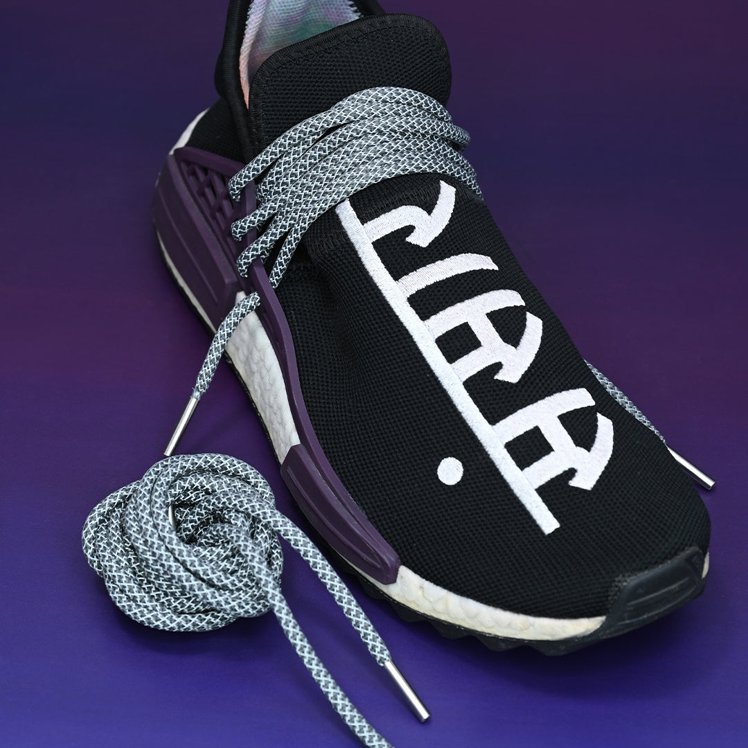 Black Rose Reflective Shoelaces | Yeezy Laces, Nike Laces