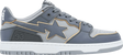 Bapesta Sk8 Sta L "Gray Gold" - Dawntown