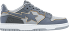 Bapesta Sk8 Sta L "Gray Gold" - Dawntown