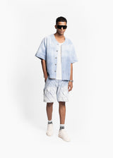 EVEMEN DIAMOND SHORTS - WASHED BLU