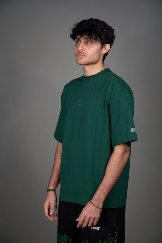 Basic tee/ Forest green( Oversized Tshirts ) by Ripoff