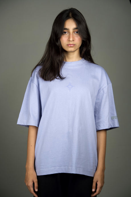 Basic tee/ Periwinkle blue( Oversized Tshirts ) by Ripoff