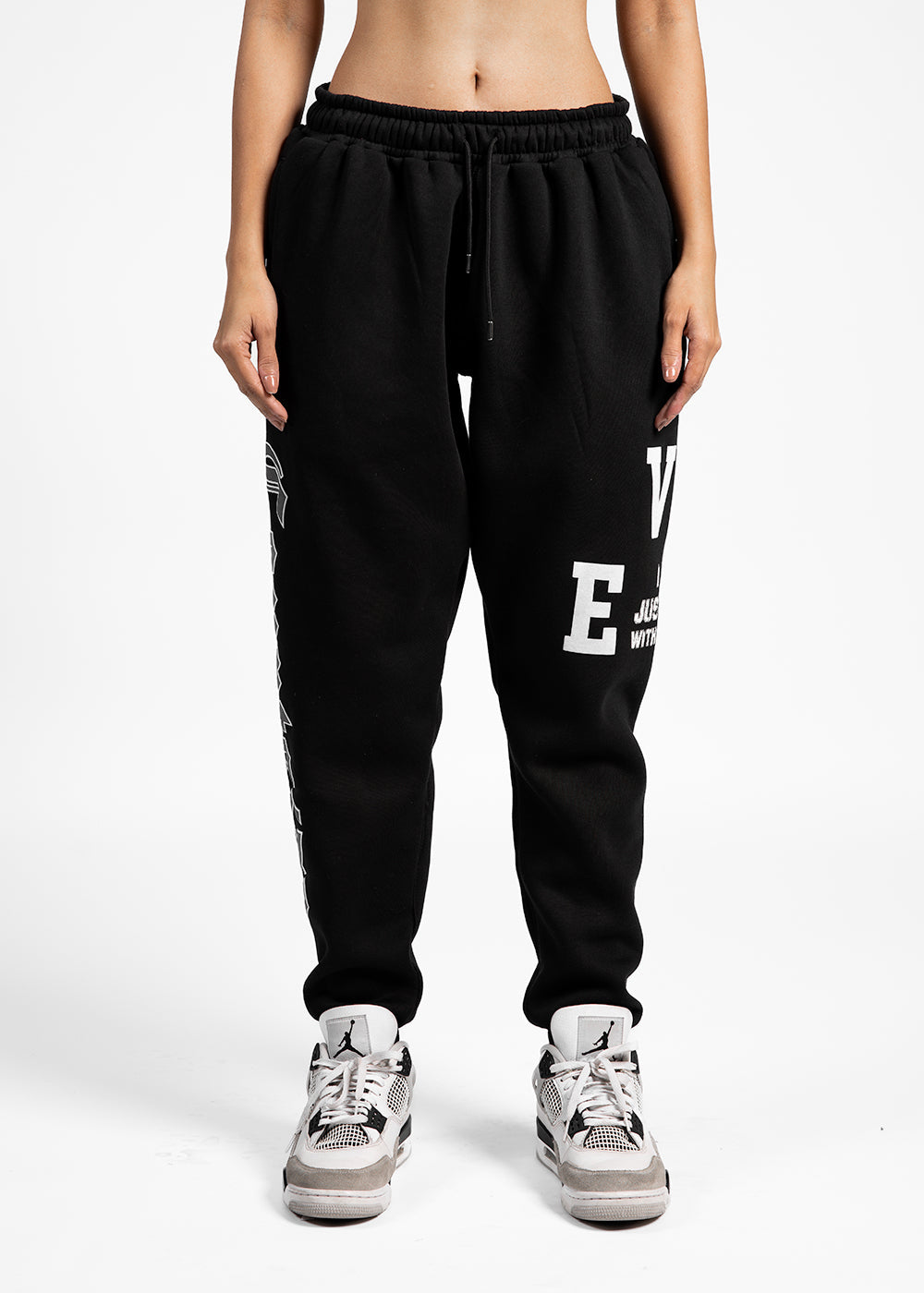 EVEMEN COURTSIDE SWEATPANT - BLACK