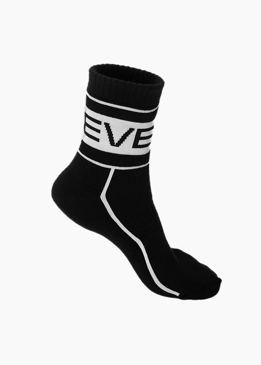 EVEMEN SIGNATURE SOCKS - BLACK