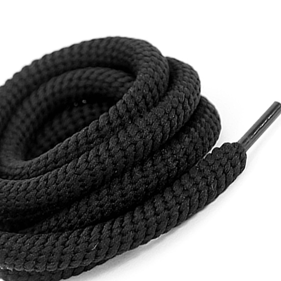 Wired Rope Black Shoelaces
