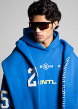 EVEMEN COURTSIDE HOODIE - COBALT BLU