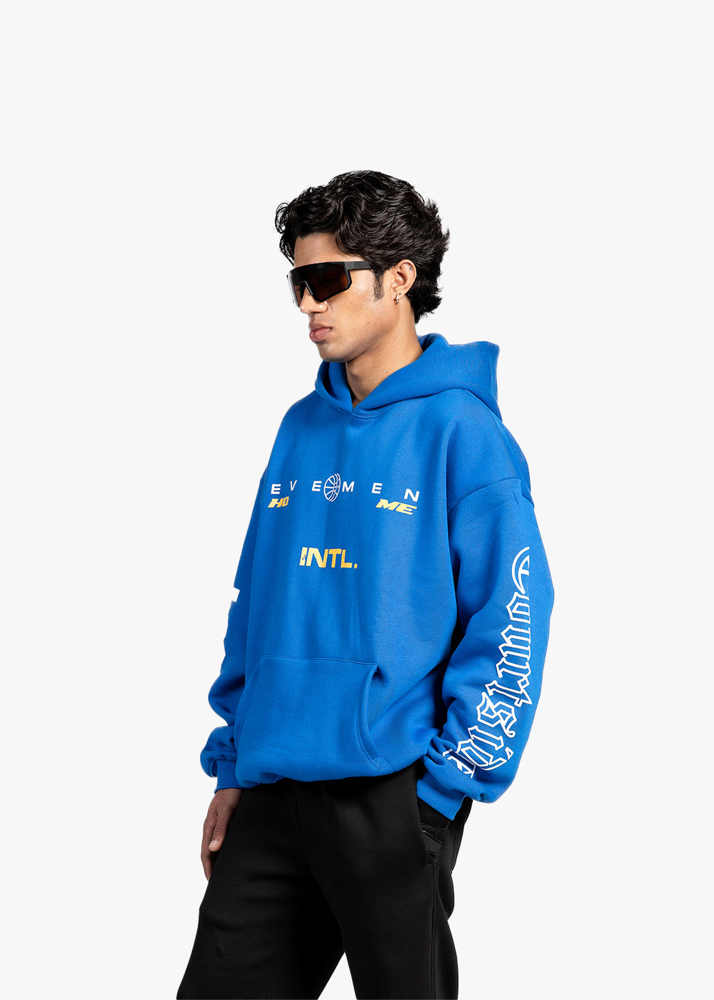 EVEMEN COURTSIDE HOODIE - COBALT BLU