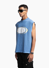 EVEMEN RETRO TANK - BLUE WASHED