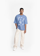 EVEMEN ERROR T-SHIRT - WASHED BLU