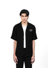 EVEMEN BOWLING SHIRT - BLACK