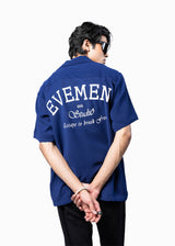 EVEMEN BOWLING SHIRT - BLUE