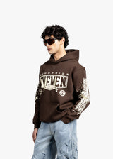 EVEMEN DRIFT HOODIE - BROWN