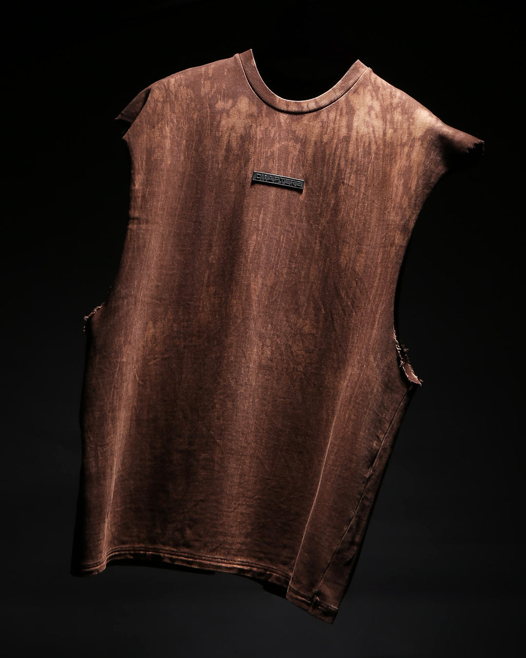 MINERAL WASH BROWN VEST