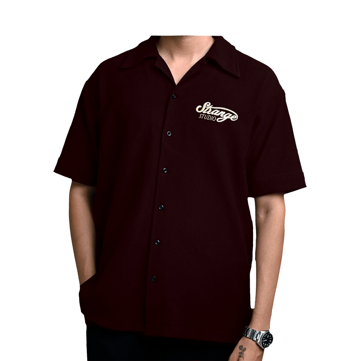 BURGUNDY RESORT SHIRT