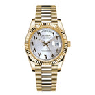 Build Your Own Datejust Daydate Yellow Gold White Arabic