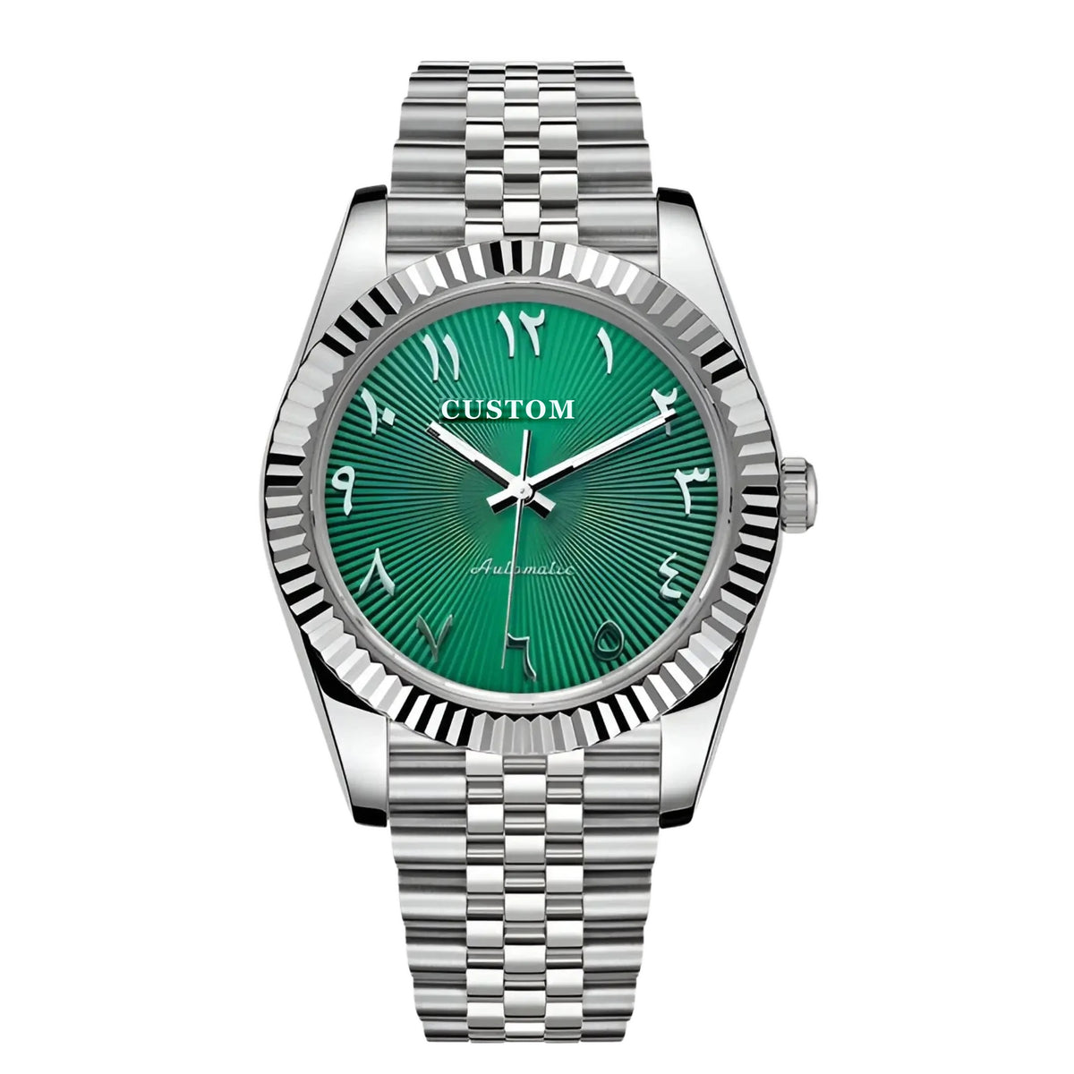Build Your Own Datejust Royal Green Arabic
