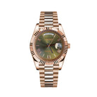 Build Your Own Day Date Olive Rose (Original Seiko Movement)