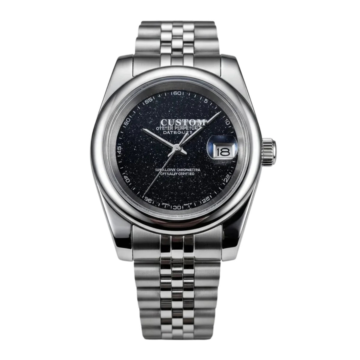 Build Your Own Galaxy Burst Dial Curved Bezel (Original Seiko Movement)