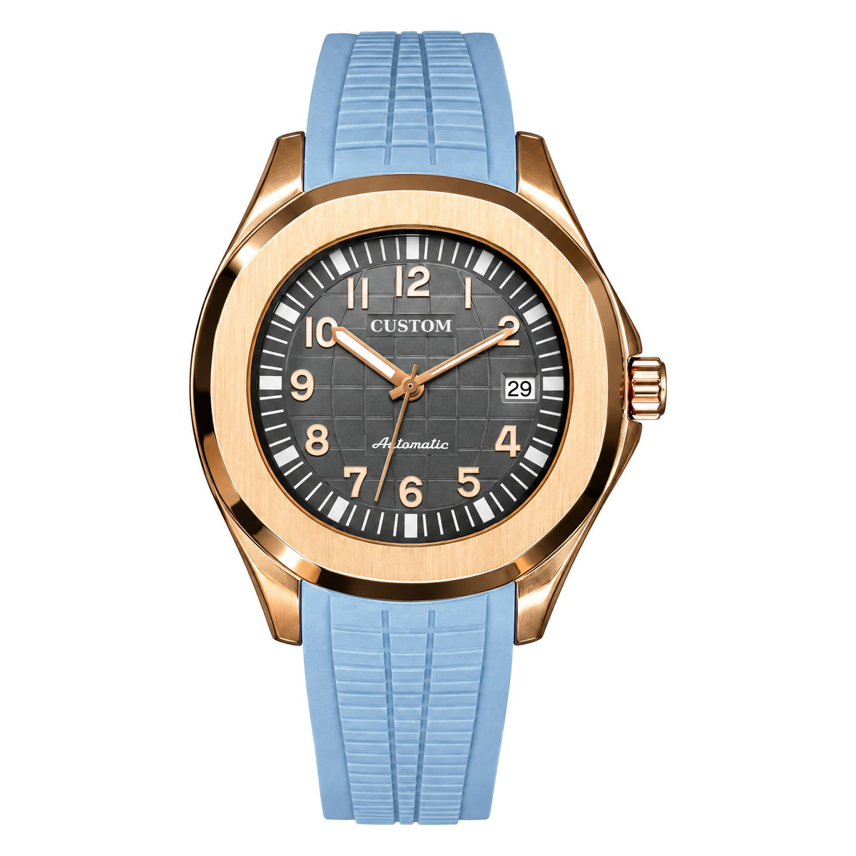 Build Your Own Aquanaut Rose Gold Baby Blue