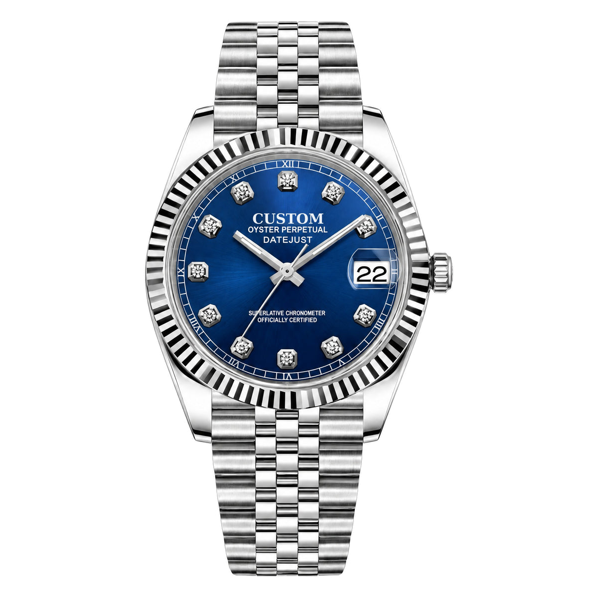 Build Your Own Datejust Blue Gem