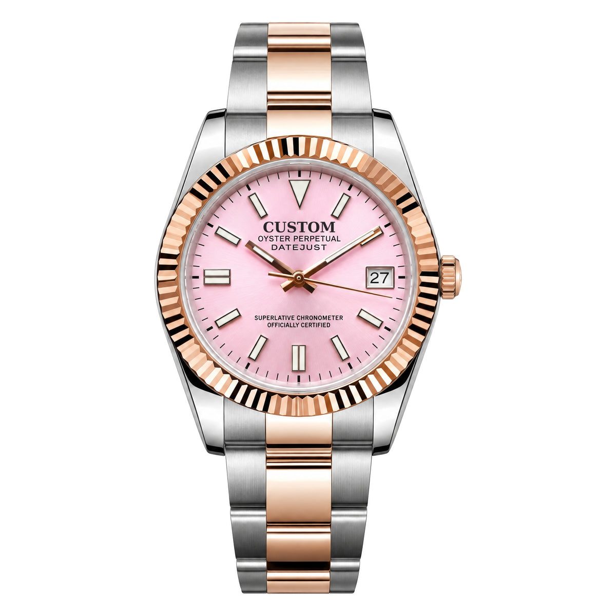Build Your Own Datejust Two-Tone Pink