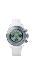 Build Your Own Daytona Clear Case Ice Blue / White