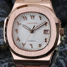 Build Your Own Nautilus Arabic Rose Gold White