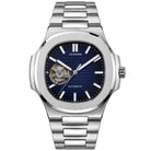 Build Your Own Nautilus Open Heart Navy Blue