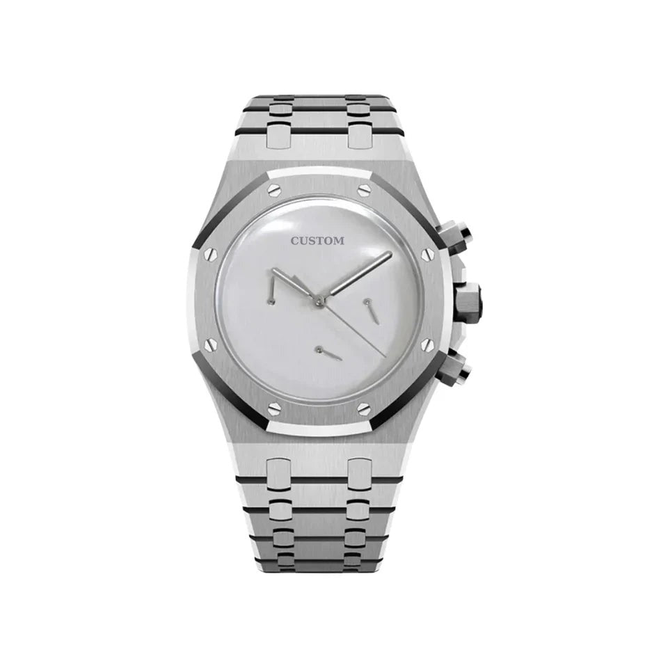 Build Your Own Royal Oak Chrono Silver Minimalist
