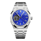 Build Your Own Royal Oak Silver Blue Open Heart