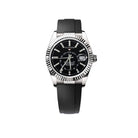 Build Your Own Sky Dweller Black Rubber Strap