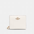 Coach Snap Wallet Gold Chalk