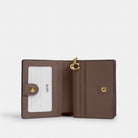 Coach Snap Wallet Gold Dark Stone